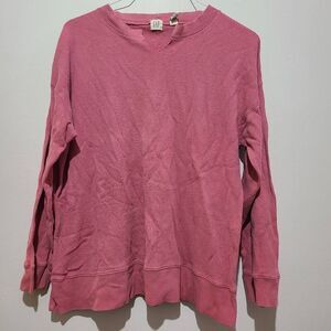 GAP - Women’s Slouchy Pullover Lightweight Sweatshirt- Winterberry - Size M